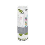Podkład podfoliowany w rolce 33 cm x 20 m, perforacja co 50 cm - dziecięcy, zielone wzorki