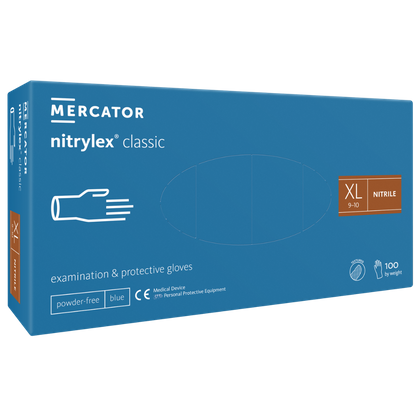 NITRYLEX CLASSIC - Rękawice nitrylowe bezpudrowe (100 szt.)