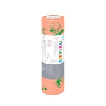 Podkład podfoliowany w rolce 33 cm x 25 m, perforacja co 50 cm - dziecięcy, morelowy