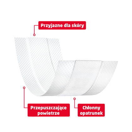 Plastry Leukoplast Soft White 6 x 10 cm (10 szt.)