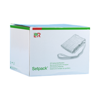 SETPACK Toptex lite RK - Serweta gazowa 4. warst. 20. nitk. RTG 40 x 40 cm. (10 x 5 szt) sterylna, biała -  L&R