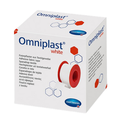 Plaster Omniplast White 2,5 cm. x 5 m - biały