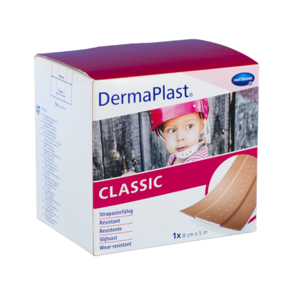 Plaster z opatrunkiem DermaPlast Classic 8 cm x 5 m