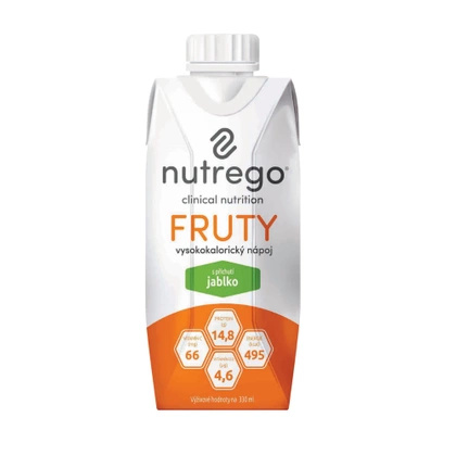 Nutrego FRUTY jabłko 330 ml (12 szt.)