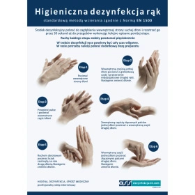 Instrukcja - Higieniczna dezynfekcja rąk