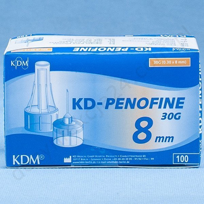 Igła do Pena 0,30 x 8 mm./ 30G (100 szt.) - KD Penofine