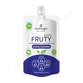 Nutrego FRUTY PLUS 175 ml jagoda (4 szt.)