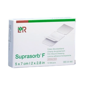 Opatrunek foliowy SUPRASORB F 5 x 7 cm (10 szt.)