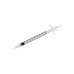 Strzykawka trzyczęściowa do insuliny 0,5 ml. U-100 z igłą 0,3 x 8 mm (100 szt.) - BD