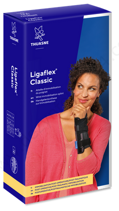 Ligaflex Classic, lewa, rozmiar 1 - czarny