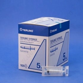 Strzykawka trzyczęściowa 5 ml, LL (100 szt.) - TERUMO