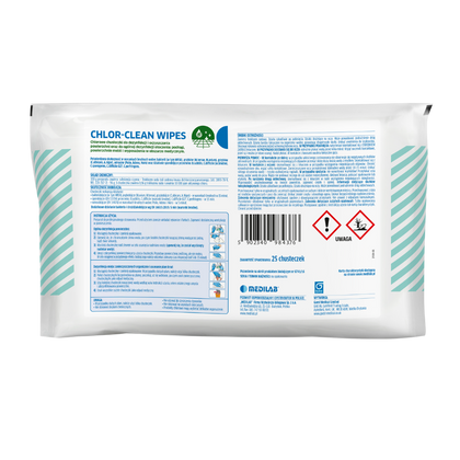 Chlor-Clean Wipes 25 szt.