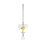 Kaniula dożylna 24G 0,7 x 19 mm żółta, z portem bocznym i liniami RTG - KD-FIX