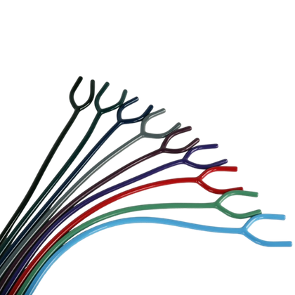 Stetoskop internistyczny chromowany IC-44 - czerwony