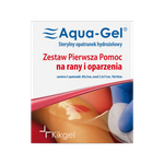 Aqua-gel opatrunek hydrożelowy (kpl. 3 szt. - śr. 6,5 cm.+5,5 x 11 cm.+10 x 10cm.)