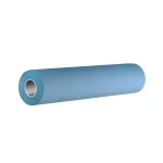 Podkład podfoliowany w rolce 50 cm x 40 m, perforacja co 50 cm - MUSTAF, NIEBIESKI