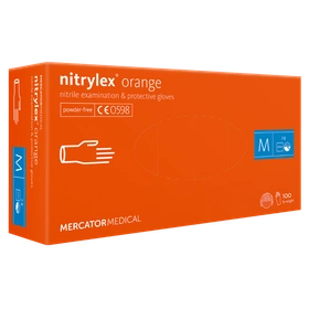 NITRYLEX ORANGE Rękawice nitrylowe bezpudrowe (100 szt.)