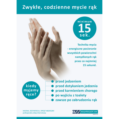 Instrukcja - Zwykłe, codzienne mycie rąk