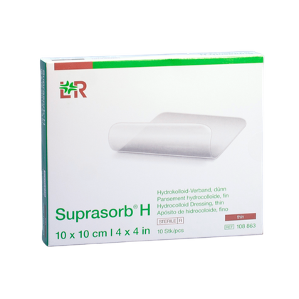 SUPRASORB H THIN 10 x 10 cm. Cienki opatrunek hydrokololidowy (10 szt.)