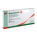 SUPRASORB A 10 x 20 cm. Opatrunek z alginianu wapnia (10 szt.)