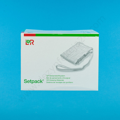 SETPACK Toptex lite RK - Serweta gazowa 4. warst. 20. nitk. RTG 40 x 40 cm. (20 x 2 szt) sterylna, biała -  L&R