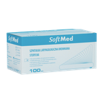 Szpatułka laryngologiczna drewniana (100 szt.) - sterylna - Softmed