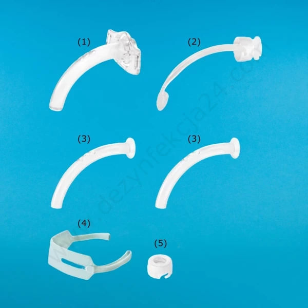 Rurka tracheostomijna KAN Nr 8,0 bez mankietu, fenestracyjna - Zestaw II